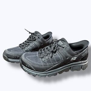 Skechers Mens Summits Hands Free Slip‑In Sneakers Black 10.5W Comfort Minimalist